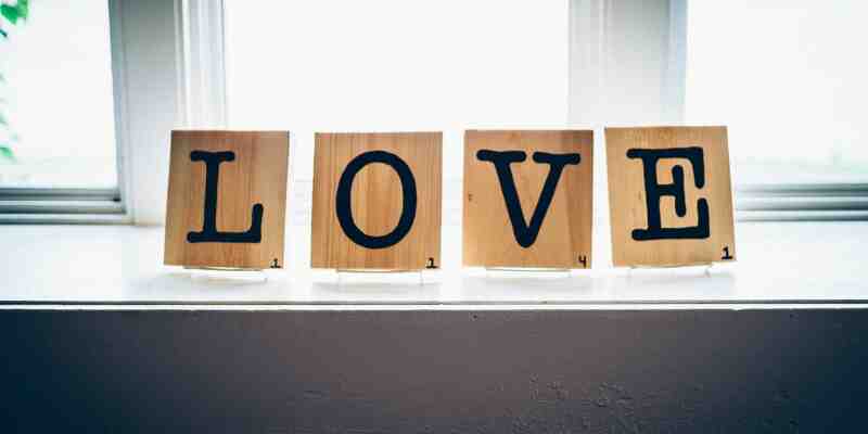 Four letters spelling love