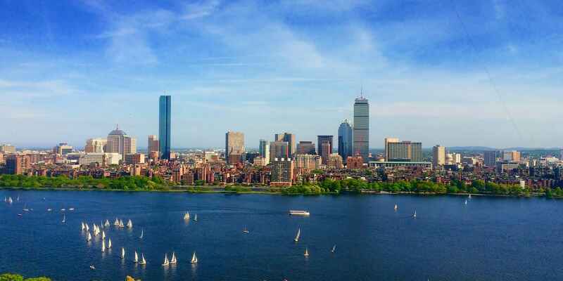 Boston water front view