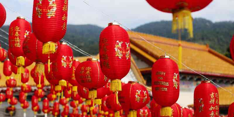 Chinese New Years lanterns