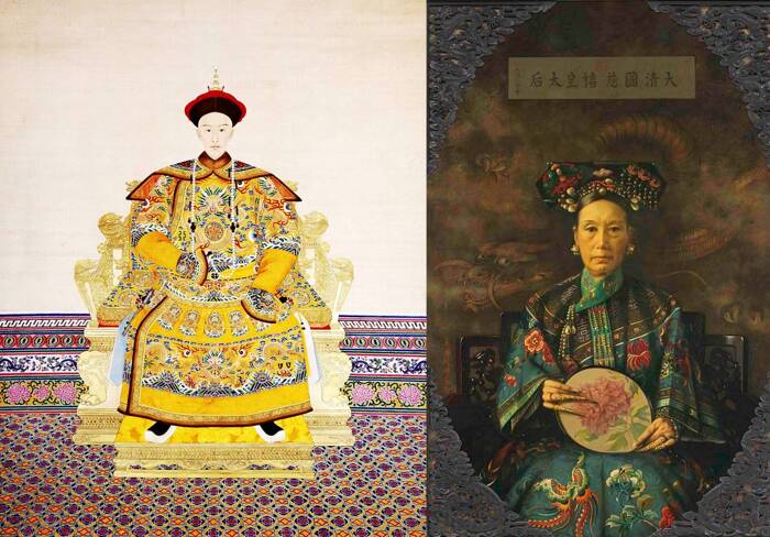 The Guangxu Emperor and Empress Dowager Cixi