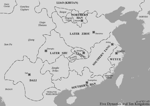 Later Zhou in 951