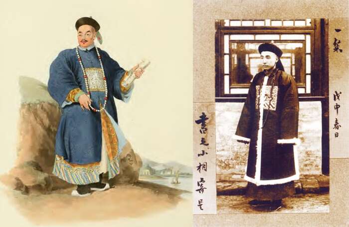 Qing officials from late Qianlong period and the late Qing