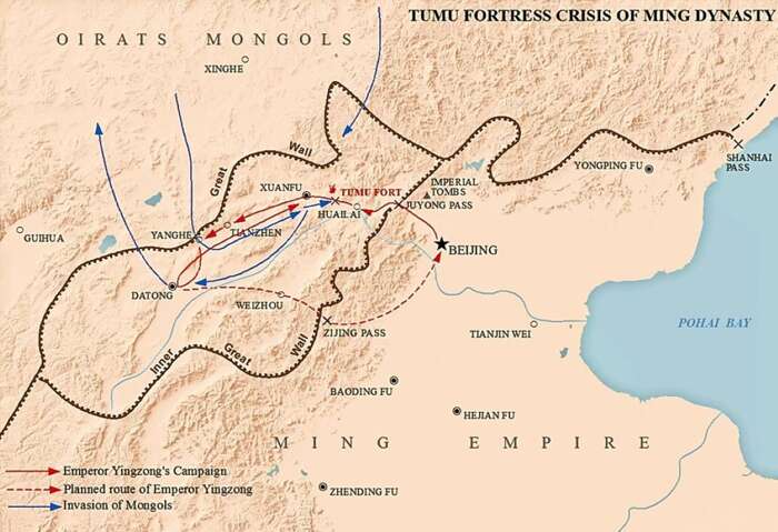 Tumu Fortress Crisis of Ming Dynasty in 1449